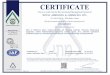 CERTIFICATE · 2019-09-19 · CERTIFICATE This is to certify that theEnvironmental Management Systemof ROTAL ADHESIVES & CHEMICALS LTD. 21, Atir Yeda St.,Kfar Saba,Israel Has beenassessed