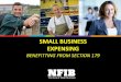 SMALL BUSINESS EXPENSINGon real property removed in 2016). – Generally applies to interior renovations. • HVAC: Air conditioning and heating units placed in service in tax years