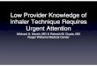 Low Provider Knowledge of Inhaler Technique Requires ...use-inhalers.com/sites/default/files/publicationpdf/Reference_Studies_marsh.pdfinhaler devices. Conclusion • Provider knowledge