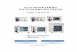 ACCUTEMP SERIES VACUUM DRYING OVENS - USALab ACCUTEMP SERIES VACU… · Close the door securely, then close the vacuum release, open the vacuum valve, and turn on the power to the