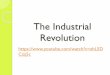 The Industrial Revolution - Mrs. Cooper's World History class · Agricultural Revolution 1700 –Wealthy landowners began buying up village farms Large farms called enclosures Results