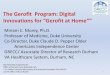 The Gerofit Program: Digital Innovations for “Gerofit at ...15. Acknowledgements • VHA GRECCs, Durham VA GRECC, Durham VA Healthcare System, and national Geriatrics and Extended