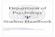 Department of Psychology Student Handbookwebmedia.jcu.edu/.../10/Psychology-Major-Handbook_2018-1.pdf · 2018-10-25 · The Department of Psychology prepares students with knowledge