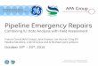 Pipeline Emergency Repairs - Conference Co-ordinators · Pipeline Emergency Repairs - Combining ILI Data Analysis with Field Assessment • For this pipeline, strain events > 0.3%