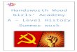 King Edward VI Handsworth Wood Girls Academy - …€¦ · Web viewDictatorship of the proletariat Proletariat Successful revolutionaries Reactionaries Remnants of defeated classes