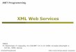 XML Web Services - Warsaw University of Technologypages.mini.pw.edu.pl/~porterj/mossakow/courses/awp/lecture_slides… · ?disco query string: any Web service running on ASP.NET can