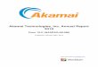 2019 Akamai Technologies, Inc. Annual Reportannualreport.stocklight.com/NASDAQ/AKAM/19644232.pdf · 2019-03-01 · Akamai Technologies, Inc. Annual Report 2019 Form 10-K (NASDAQ:AKAM)