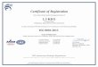 Certificate of Registration L3 KEO · Certificate of Registration This certifies that the Quality Management System of L3 KEO 50 Prince Street Northampton, Massachusetts, 01060, United