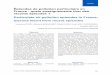 Épisodes de pollution particulaire en France : quels ...€¦ · Particulate air pollution in Europe and in France is largely influenced by episode situations, when concentrations