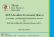 IDEA Allocation Procedural Change€¦ · FY20 IDEA Allocation Procedural Change July 1, 2019 - IDEA funds allocated to the member districts. All districts must have an IDEA grant