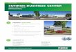 FOR LEASE SUNRISE BUSINESS CENTER · 2018-04-13 · CBRE logo are service marks of CBRE, Inc. All other marks displayed on this document are the property of their respective owners