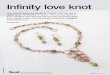 Infinity love knot - FacetJewelry.com · Infinity love knot The use of knots as symbols of love and friendship dates back hundreds of years. The components in this necklace and earring