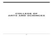 COLLEGE OF ARTS AND SCIENCES - University of Bridgeport College of Arts & Sciences: the School of Pro