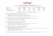 BRITISH SKY BROADCASTING GROUP PLC · choose to take Sky products in ever greater numbers in the run-up to Christmas, with Q2 growth up by over 40% on last year. In the last 12 months,