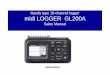 Handy type 10-channel logger midi LOGGER GL200A · Using the midi LOGGER software, max. 10 units of GL200A can be controlled together. Also this software is compatible with the GL800