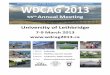 Meeting Agenda WDCAG 2013 University of Lethbridge...2University of South Africa) 9:10-9:30 REMOTE SENSING APPROACHES FOR SPECIES DISCRIMINATION IN NORTHERN BOREAL FORESTS Jurjen van