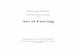 Art of Fencing · 2016-02-04 · About this document Between 1733 and 1742, likely in the first few years after 1733, the second fencing treatise ever to be written in Swedish was
