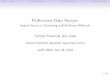 Multivariate Data Analysisfactominer.free.fr/more/tutorial_2010_PCA.pdf · Multivariate Data Analysis Special focus on Clustering and Multiway Methods François Husson & Julie Josse