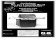 Gas Barbecue Use, Care & Assembly Manual · 2019-10-30 · Longer detachable power-supply cords or extension cords must be used with care.The marked electrical rating of the cord