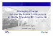 Managing Change in Lean Six Sigma Deployments in Highly …€¦ · World’s 3rd largest generics and specialty pharma company Products sold in 150+ countries and territories A global