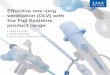 Effective one lung ventilation (OLV) with the Fuji Systems product … · 2017-11-10 · 6Awake orotracheal intubation ... Only a double-lumen tube can be used to control the distribution