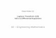 Laplace Transform (1/3) Intro & Differential Equationsbionics.seas.ucla.edu/education/MAE_182A/MAE182A_12.pdf · Laplace Transform (1/3) Intro & Differential Equations ... In mathematics,