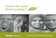 How do you feel today? - University of Western Ontario do you feel today_Booklet_May 2013.pdfthings you need to do each day to have a full and happy life. ... not only to diagnosis