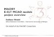 MAORY E-ELT MCAO module project overviewao4elt3.arcetri.astro.it/archive/slides_13380.pdf · AO4ELT3, Firenze, 27 -31 May 2013 –E ELT MCAO module project overview 8 Project status