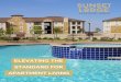 ELEVATING THE STANDARD FOR APARTMENT LIVING · Resort-style pool with fountain and shallow-water sunning area Large sunbathing/lounging deck and three beautiful arbors Clubhouse with