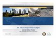 FY 2017 Proposed Budget - Houston€¦ · Note: Approximate sources and uses overview for FY 2016 from 2016 HAS Briefing Book. Debt ... sustainable building design and other strategies;