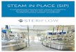 STEAM IN PLACE (SIP)€¦ · SIP is a temperature validated process, meaning that the sterilization event must be proven by measuring the temperature of the event and recording the