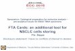 FTA Cards: an additional tool for NSCLC cells storing...pre-analytical issues for EBUS TBNA specimens FTA Cards: an additional tool for NSCLC cells storing Pio Zeppa Department of