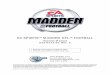 EA SPORTS™ MADDEN NFL™ FOOTBALL System Manual · EA SPORTS™ MADDEN NFL™ FOOTBALL System Manual Page 4 of 56 040-0042-01 Rev. A 8/20/2004 Preface Safety Please read this page