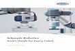 Schmalz Robotics · 2019-12-18 · Schmalz Robotics Solutions, selection aids, know-how. Flange Vacuum generator Vacuum gripper Software ... The SLG is then manufactured using a 3D