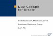 DBA Cockpit for Oracle - docshare01.docshare.tipsdocshare01.docshare.tips/files/7321/73213174.pdfThe DBA Cockpit runs with all SAP-supported databases (Oracle, IBM DB2 UDB, IBM DB2