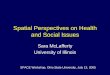 Spatial Perspectives on Health and Social Issues · Spatial Analysis Laboratory, University of Illinois, Urbana-Champaign IL. . Bailey T and Gatrell A (1996) Interactive Spatial Data