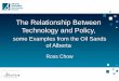 The Relationship Between Technology and Policy, · 2020-05-23 · The oil sands of Alberta Western Canadian Sedimentary Basin Edmonton Fort McMurray Cold Lake Regina Athabasca Peace