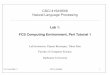 Lab 1: FCS Computing Environment, Perl Tutorial 1vlado/csci6509/files/nlp-lab01-slides.pdf · CSCI 4152/6509 Natural Language Processing Lab 1: FCS Computing Environment, Perl Tutorial