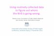routinely collected data to figure out where the NHS …...Glasgow City 65+ population that was 85+ based on GROS mid year estimates.Source:LFR03 Returnspublishedby SGandNRS MYEs