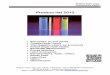 Radiant Dyes Laser & Acc. GmbH - Product list 2013 · 2017-09-28 · Radiant Dyes Laser Accessories GmbH Product list 2013 • Dye-Lasers, cw and pulsed • Tunable Diode Lasers •