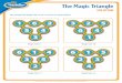 The Magic Triangle - ThinkFun · 2015-10-17 · The Magic Triangle SOLUTION c ThinkFun Inc. 1321 Cameron St. Alexandria, VA 22314 USA. All Rights Reserved. Magic Sum 9 1 6 2 5 4 3