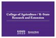 College of Agriculture / K-State Research and Extension · 2018-06-03 · Jobs or Activies Internship Summer Job Part Time Job Undergrad Research College of Ag Professional Experiences