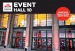 HALL 10 - BRUSSELS EXPO€¦ · • Gallery surface area: 1.350 m2 • Gallery dimension (length x width) : 12,40m x 5,80 m • Hall surface area: 2.980 m2 TOTAL SURFACE AREA 4.330
