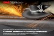 New! 3M Silver Depressed Centre Grinding Wheel Grind without … · 2018-01-19 · wheel life. 3M precision-shaped grain uses 3M microreplication technology to form sharp peaks that