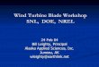 Wind Turbine Blade Workshop SNL, DOE, NRELwindpower.sandia.gov/2004BladeWorkshop/PDFs/BillLeighty.pdfWind Turbine Blade Workshop SNL, DOE, NREL 24 Feb 04 Bill Leighty, Principal Alaska