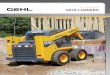 E-SERIES SKID LOADERS · And when you purchase a piece of Gehl equipment, you have an entire organization behind you and your business. When you need support, whether it be financing,