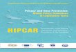 HIPCAR Model Policy Guidelines and Legislative Text ...caricom.org/documents/16583-privacy_and_data_protection_mpg.pdfA global steering committee composed of the representatives of