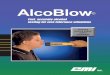 ALCOBLOW - CMIZERO TOLERANCE The AlcoBlow® handheld breath alcohol tester is an efficient and easy way to quickly gauge whether a person has consumed alcohol. The new AlcoBlow® from