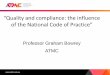 “Quality and compliance: the influence of the … AIEC 2018/AIEC2018... Introduction •ESOS Act 2000: •sets out the legal framework governing delivery of education to international