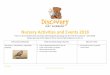 Nursery Activities and Events 2018...1 | P a g e D i s c o v e r y D a y N u r s e r y Nursery Activities and Events 2018 Here is a list of activities that we will be celebrating and